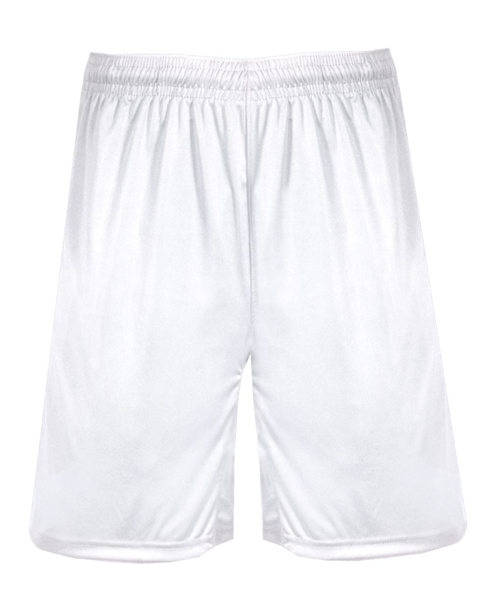 Badger Men's BT5 9" Inseam Trainer Shorts. 4110 - White