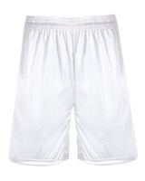 Badger Men's BT5 9" Inseam Trainer Shorts. 4110 - White