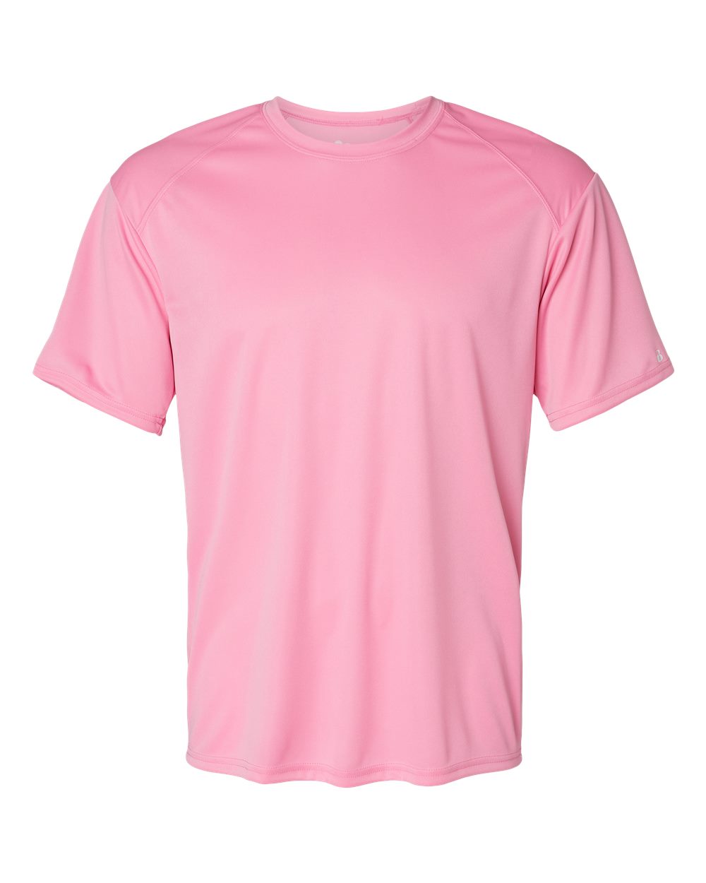 Badger Men's B-Core Sport Shoulders T-Shirt. 4120 - Pink
