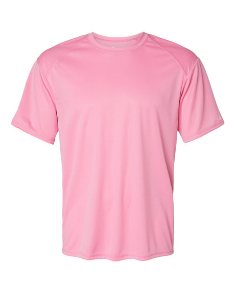 Badger Men's B-Core Sport Shoulders T-Shirt. 4120 - Pink