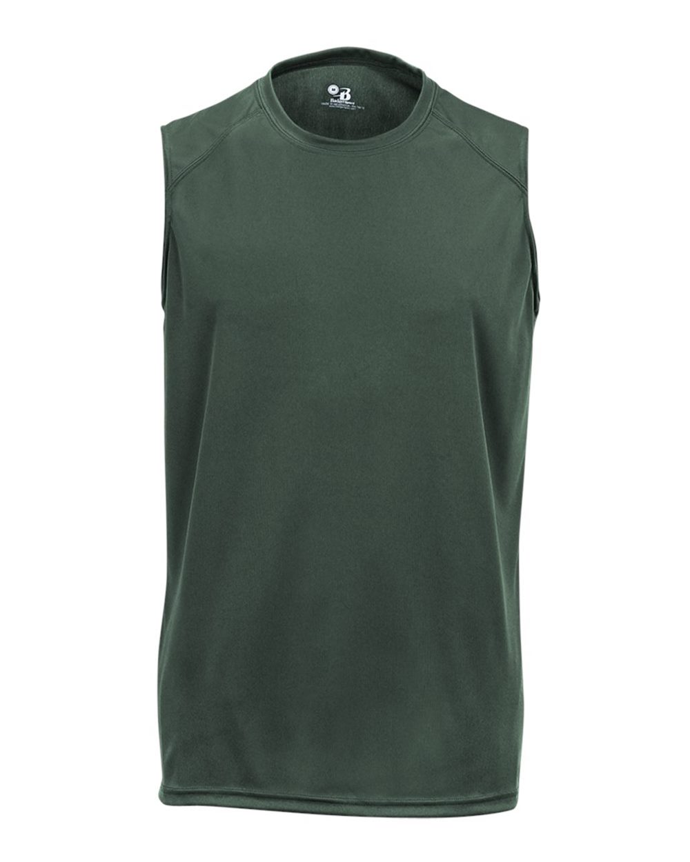 Badger Men's B-Core Sleeveless T-Shirt. 4130 - Forest