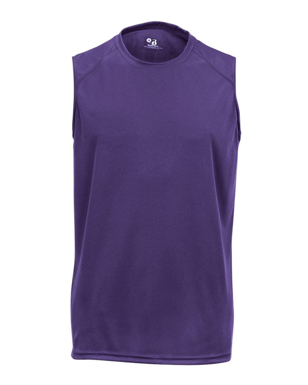 Badger Men's B-Core Sleeveless T-Shirt. 4130 - Purple