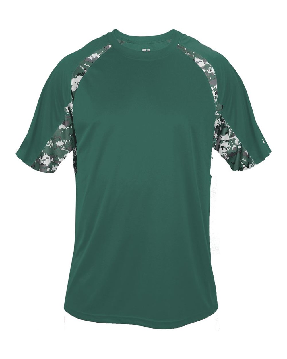 Badger Men's Hook Digital T-Shirt. 4140 - Forest/ Forest