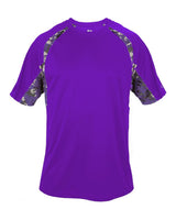 Badger Men's Hook Digital T-Shirt. 4140 - Purple/ Purple
