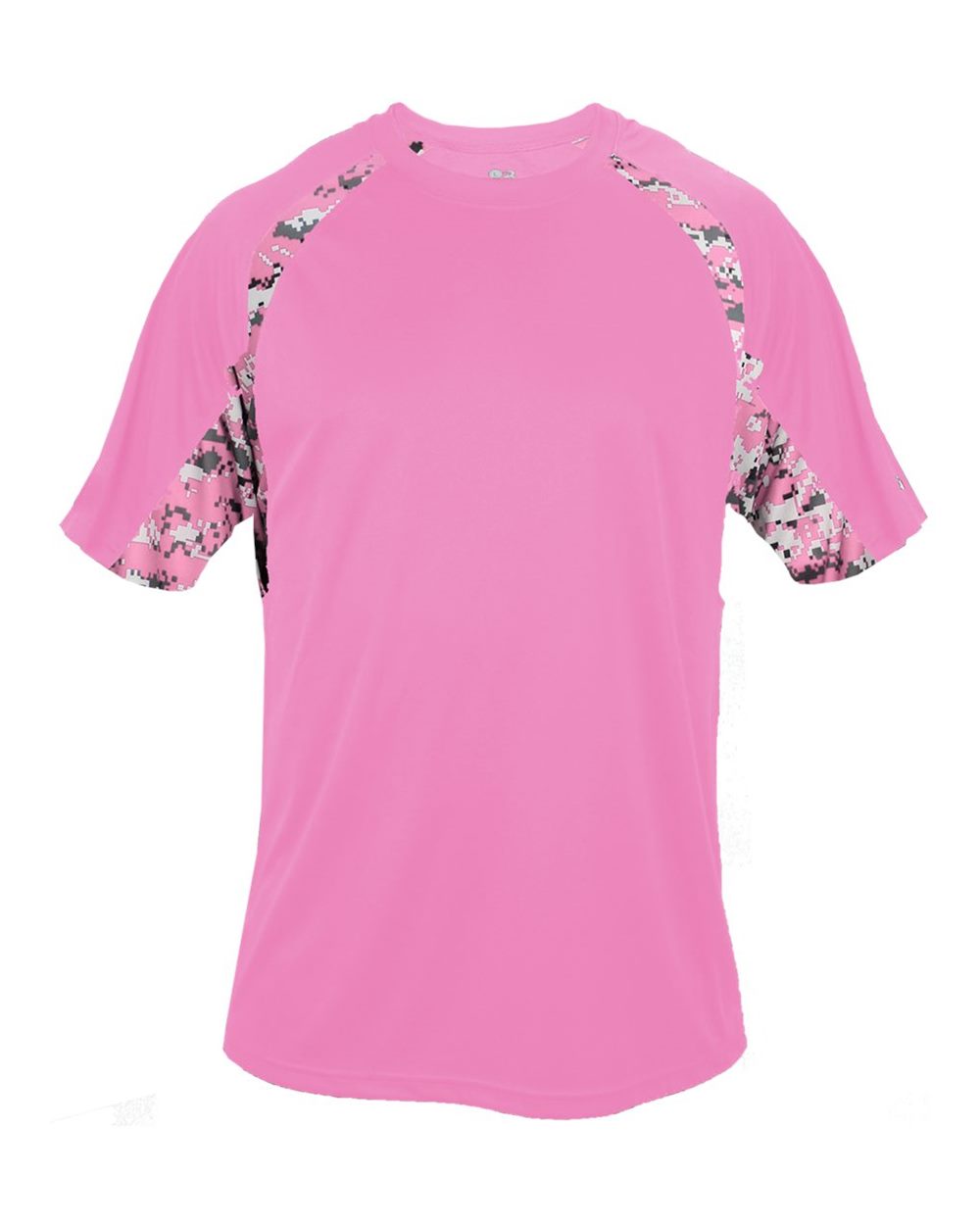 Badger Men's Hook Digital T-Shirt. 4140 - Pink/ Pink Digital