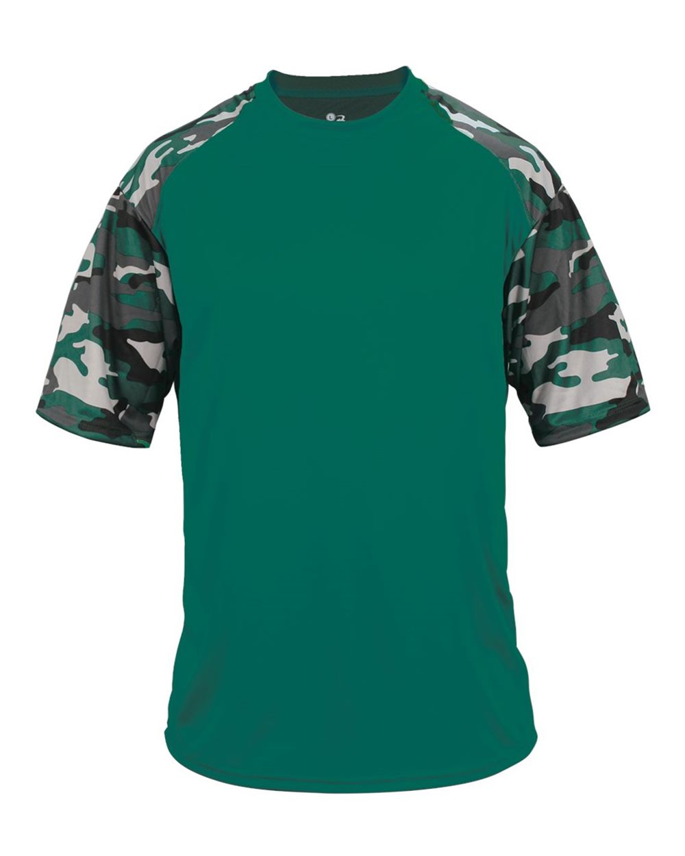 Badger Men's Camo Sport T-Shirt. 4141 - Forest/ Forest Camo