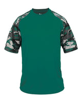 Badger Men's Camo Sport T-Shirt. 4141 - Forest/ Forest Camo