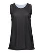 Badger Women's Pro Mesh Reversible Tank Top. 8978 - Black/ White