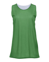 Badger Women's Pro Mesh Reversible Tank Top. 8978 - Kelly/ White