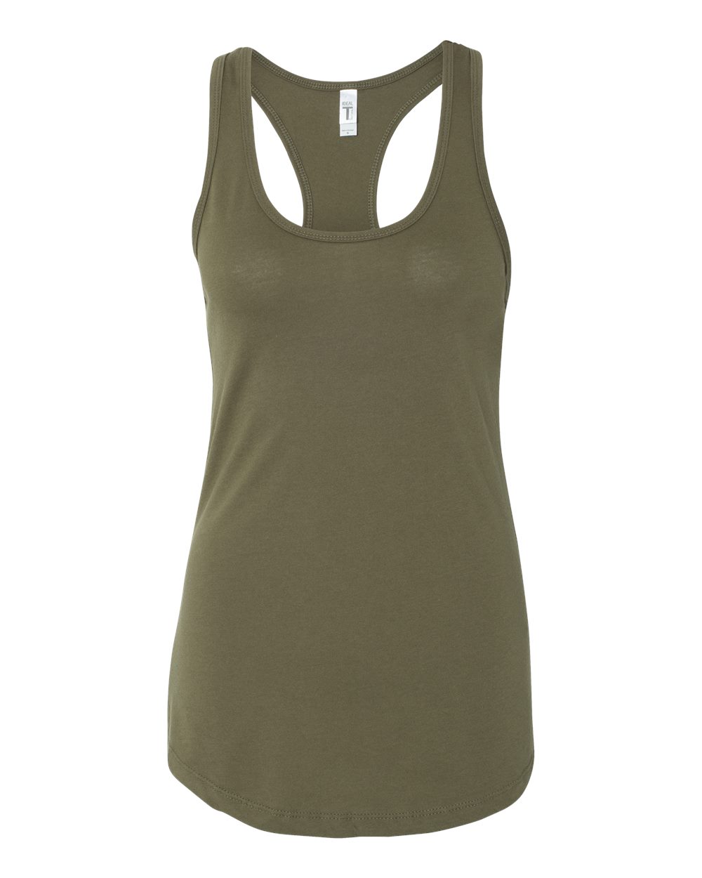 Next Level Women's Ideal Racerback Tank. 1533 - Military Green