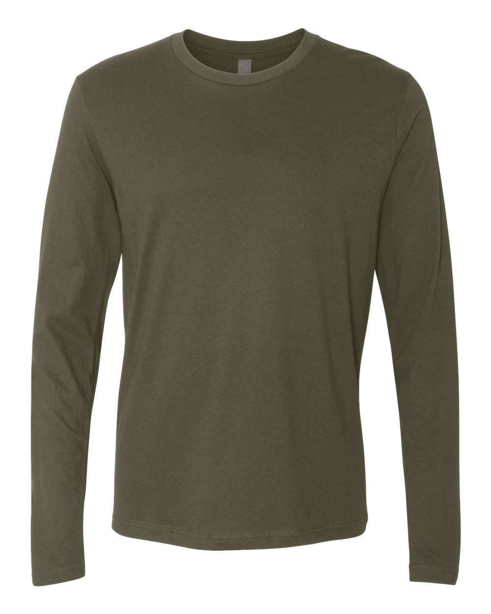Next Level Unisex Cotton Long Sleeve Tee. 3601 - Military Green