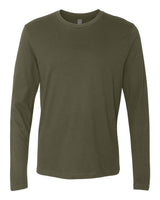Next Level Unisex Cotton Long Sleeve Tee. 3601 - Military Green
