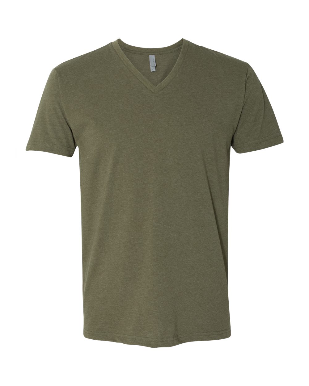 Next Level Unisex CVC V-Neck Tee. 6240 - Military Green