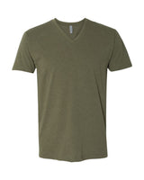 Next Level Unisex CVC V-Neck Tee. 6240 - Military Green