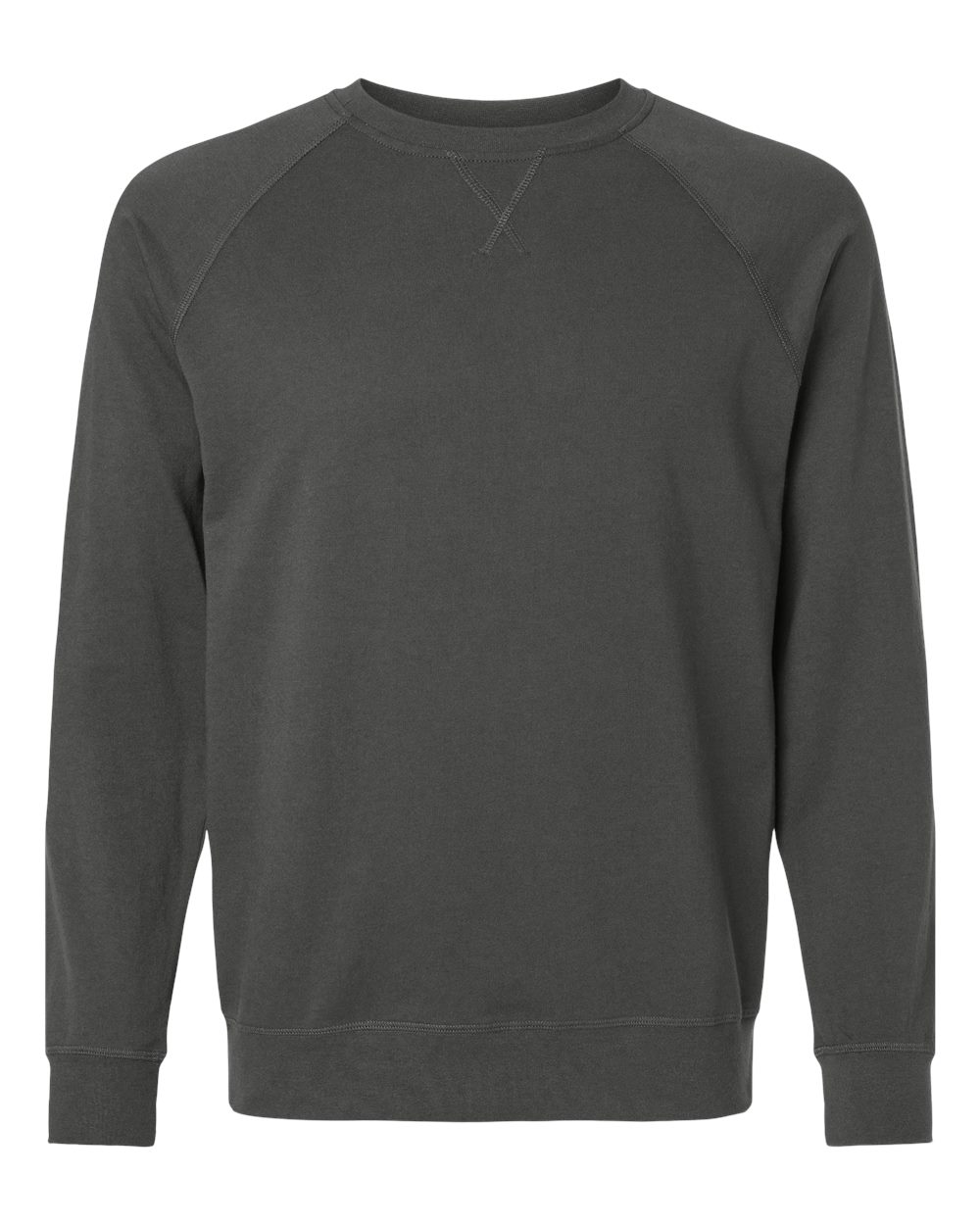 Next Level Unisex Laguna Raglan Crewneck Sweatshirt. 9000 - Heavy Metal