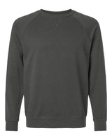 Next Level Unisex Laguna Raglan Crewneck Sweatshirt. 9000 - Heavy Metal