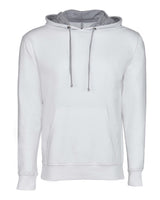 Next Level Unisex Laguna Hoodie Sweatshirt. 9301 - White/ Heather Grey