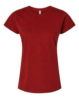 LAT Women's Fine Jersey Tee. 3516 - Garnet