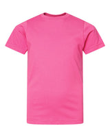 LAT Youth Fine Jersey Tee. 6101 - Raspberry