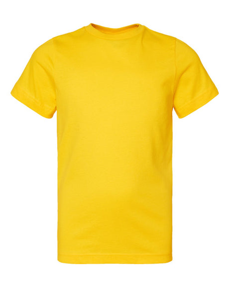 LAT Youth Fine Jersey Tee. 6101 - Yellow
