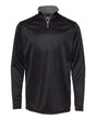 Badger Youth B-Core Quarter-Zip Pullover. 2102 - Black/ Graphite
