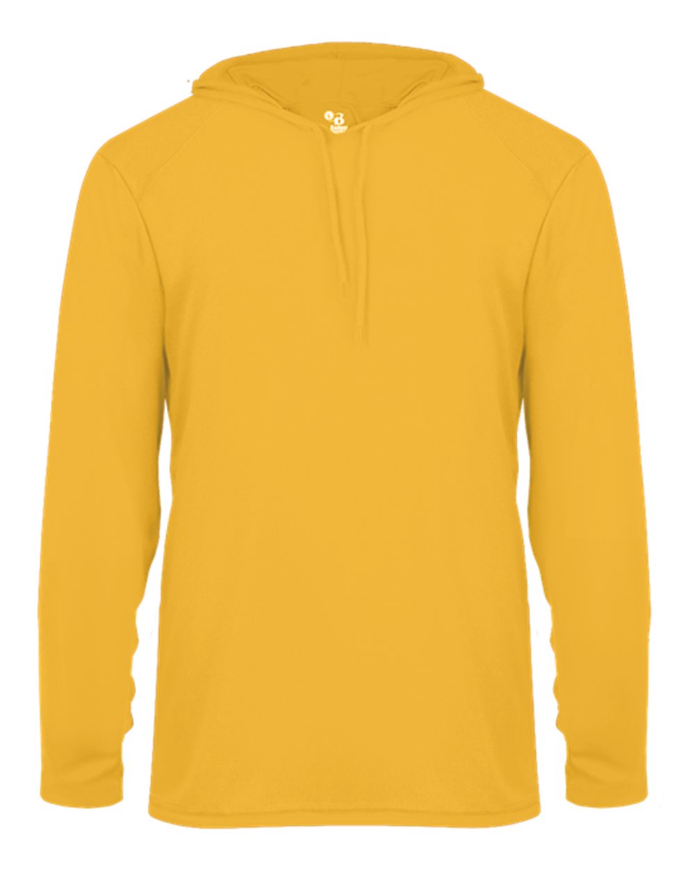 Badger Unisex B-Core Hooded Long Sleeve T-Shirt. 4105 - Gold