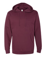 Independent Trading Co. Unisex Midweight Hooded Sweatshirt. SS4500 - Maroon