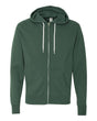 Independent Trading Co. Unisex Lightweight Full-Zip Hooded Sweatshirt. AFX90UNZ - Alpine Green