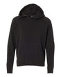 Independent Trading Co. Youth Lightweight Special Blend Raglan Hooded Sweatshirt. PRM15YSB - Black