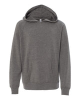 Independent Trading Co. Youth Lightweight Special Blend Raglan Hooded Sweatshirt. PRM15YSB - Nickel