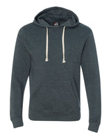 J. America Men's Triblend Fleece Hooded Sweatshirt. 8871 - Navy Triblend