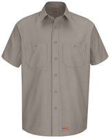 Dickies Men's Tall Short Sleeve Work Shirt. WS20T - Silver