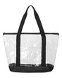 Liberty Bags Clear Boat Tote. 7009 - Black