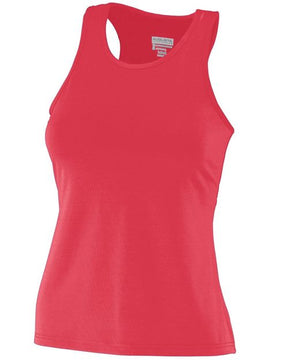 Augusta Sportswear Girls' Solid Racerback Tank Top. 1203