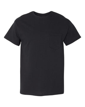 Gildan Unisex Heavy Cotton™ Pocket T-Shirt. 5300 - Black
