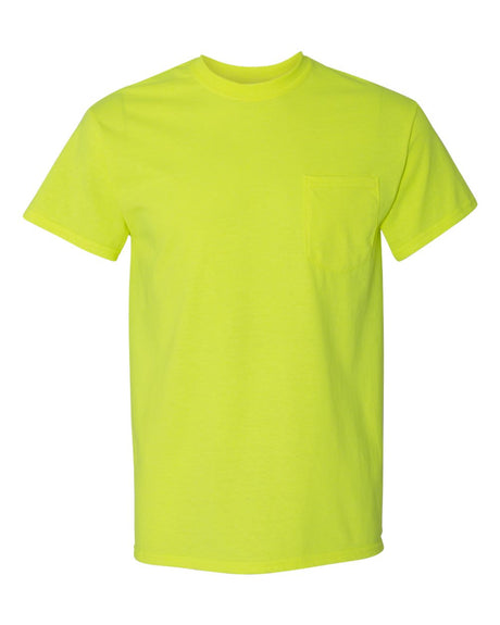 Gildan Unisex Heavy Cotton™ Pocket T-Shirt. 5300 - Safety Green