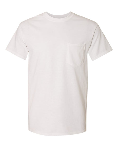 Gildan Unisex Heavy Cotton™ Pocket T-Shirt. 5300 - White