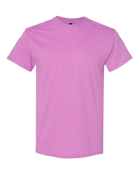 Gildan Unisex Heavy Cotton™ T-Shirt. 5000 - Heather Radiant Orchid
