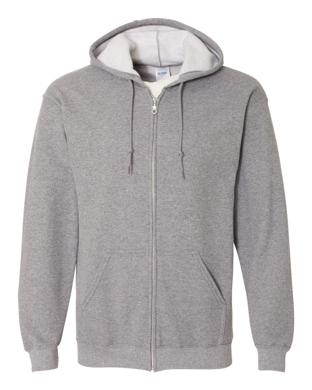 Gildan Unisex Heavy Blend™ Full-Zip Hooded Sweatshirt. 18600 - Graphite Heather