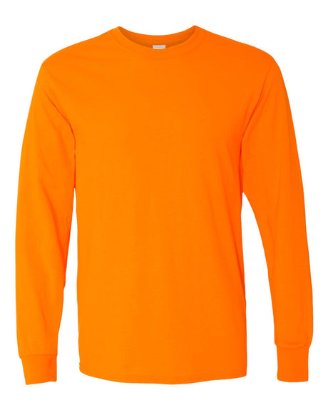 Gildan Unisex Heavy Cotton™ Long Sleeve T-Shirt. 5400 - Safety Orange