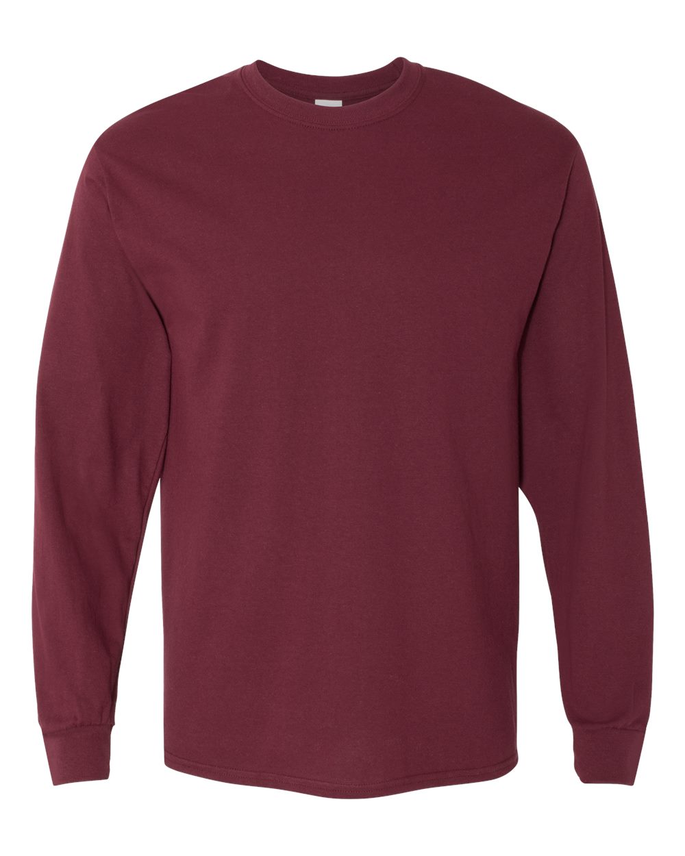 Gildan Unisex Heavy Cotton™ Long Sleeve T-Shirt. 5400 - Maroon