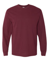 Gildan Unisex Heavy Cotton™ Long Sleeve T-Shirt. 5400 - Maroon