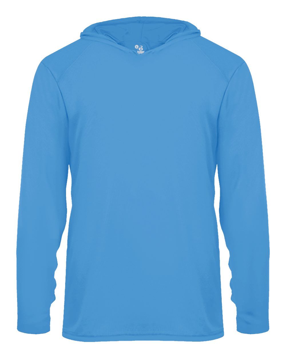 Badger Youth B-Core Hooded Long Sleeve T-Shirt. 2105 - Columbia Blue