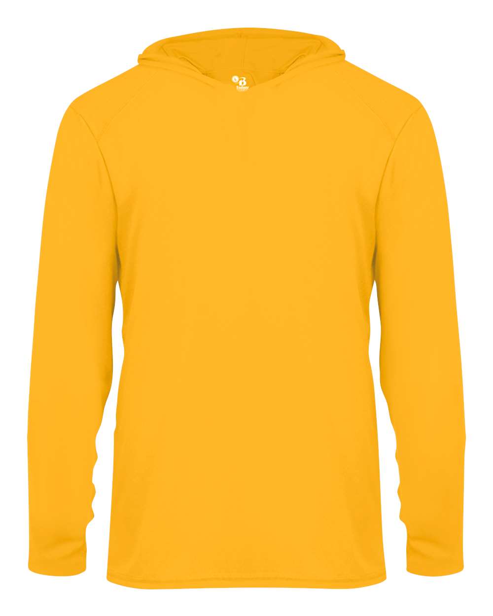 Badger Youth B-Core Hooded Long Sleeve T-Shirt. 2105 - Gold