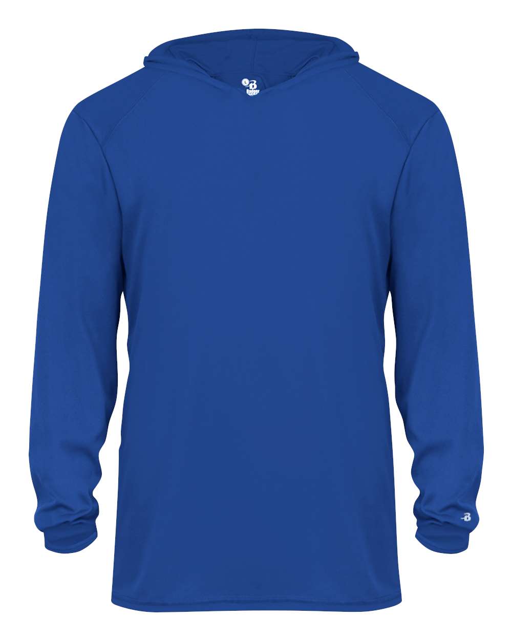 Badger Youth B-Core Hooded Long Sleeve T-Shirt. 2105 - Royal