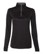 Badger Women’s B-Core Quarter-Zip Pullover. 4103 - Black/ Graphite