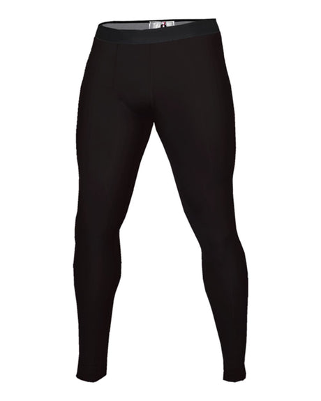 Badger Men's Compression Full-Length Tights. 4610 - Black