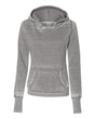 J. America Women's Zen Fleece Hooded Sweatshirt. 8912 - Cement