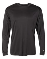 Badger Men's Ultimate SoftLock™ Long Sleeve T-Shirt. 4004 - Black