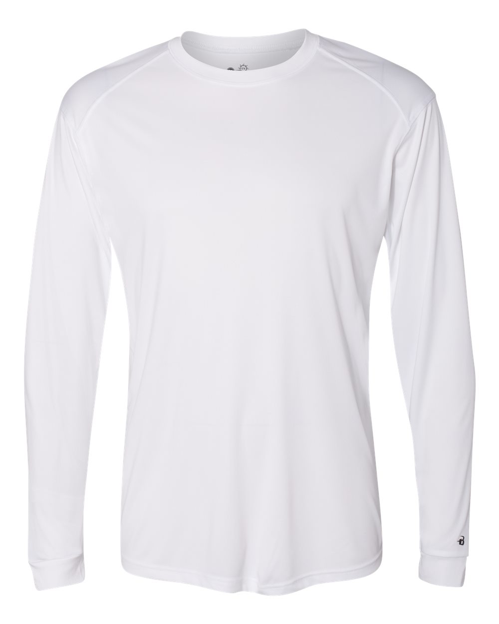 Badger Men's Ultimate SoftLock™ Long Sleeve T-Shirt. 4004 - White